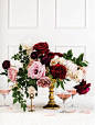 Boston Magazine Spring Wedding  Issue 2015 Garden rose centerpiece by Spruce Floral, Boston: 