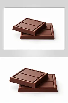 AI数字艺术巧克力美食甜品插画元素