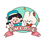 分享一下给@encore安可工作室 画的图图！很多东西之后会做成店铺周边 ​​​​