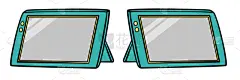 儿童,绘画插图,药丸,计算机设备,计算机,平板电脑,小学,技术,原生数字,设备屏幕