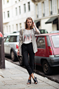Carolines Mode | StockholmStreetStyle #Street Style# #街拍#