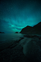 The Lady in Green - A Visual of the Arctic Night : A collection of images of the Aurora Borealis, known as Northern Lights, captured in Arctic Norway and  Iceland. 