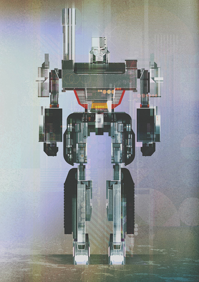 Robots No.2-机器人插画/艺术...