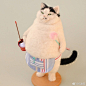 毛毡猫咪~
instagram：gardenia_miru ​ ​​​​