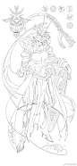 耶最近摸的oc凑九啦 ​​​​