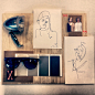 creative moodboard interior rayban art bag wood sketch ... | Moodboard