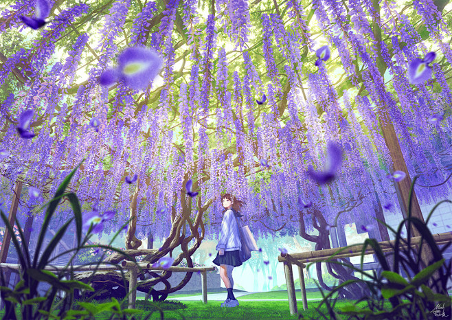 #オリジナル 藤重ね - mocha＠３...