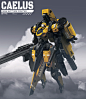 Caelus Mecha, Bruno Gauthier Leblanc : 1st in a new personal series of military mechas based on Roman deities.