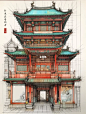 中国传统风格建筑