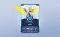 Overwatch character card : I've made a character card of one of my favorite characters to play (Mercy) in Overwatch. I was playing around with the Overwatch style and decided to make it a combination of Overwatch and my own.
