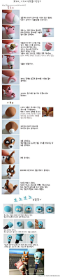 粘土教程【动物】—韩国粘土教程动物06松鼠