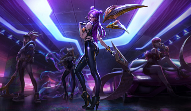 K/DA 卡莎
画师：潘诚伟/陈波/Al...