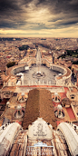 Late-Autumn mist, St. Peter's, Rome