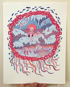 插画师 Natalie Andrewson 轻松惬意的画风 ​​​​