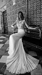 alon livne 2017 bridal sleeveless bateau neckline heavily embellished bodice elegant glamorous fit and flare sheath wedding dress low back chapel train (blair) mv