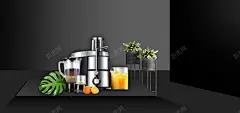 榨汁机榨汁机质感黑色背景 背景 设计图片 免费下载 页面网页 平面电商 创意素材