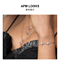 APM Monaco玫瑰金色流星项链女锁骨链星星闺蜜生日送女友520礼物-tmall.com天猫