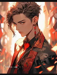 AI绘画|帅哥日常系列-18