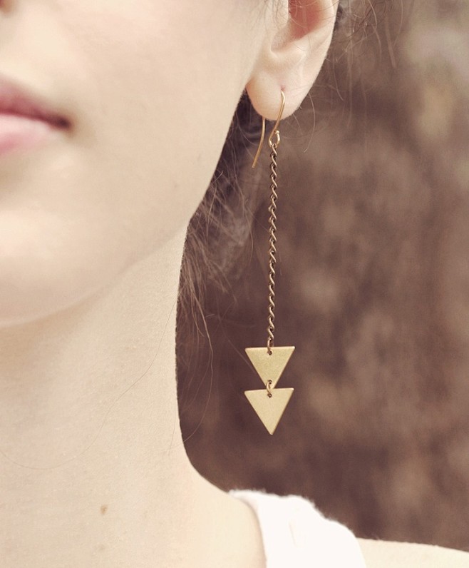 Brass Arrow Triangle...