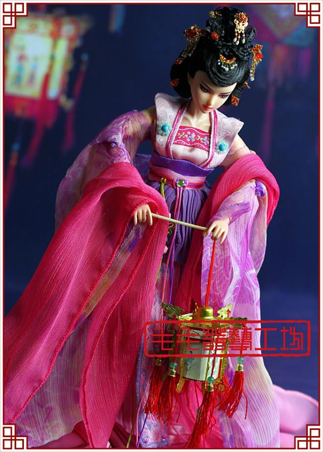 1/6娃娃古装发型005——《宫心计》丽...