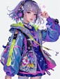 Ai绘画二次元少女｜一分钟2-3D出图