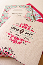 Tulum Mexican Tile Wedding Invitation Suite