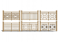 新中式护栏栏杆组合SU模型