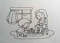 给妈妈洗脚_百度图片搜索