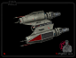 M-Fighter-Ver6 / Star WarL, Herve Groussin aka Nuro : Letter M
I wanted to design new spaceships based on the alphabet that could fit in the Universe of Star Wars
