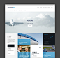 Air France KLM : Corporate website (news / finance) for the french airline company. Early version for the home page