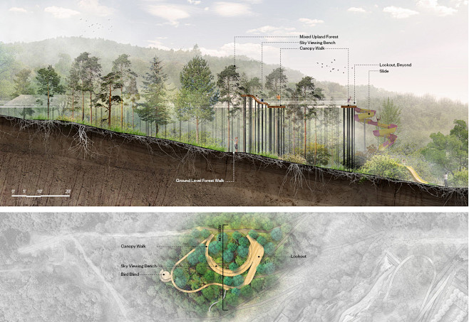 2019 ASLA 分析与规划类荣誉奖：麦金太尔植物园，弗吉尼亚 / Mikyoung Kim Design 弹性及恢复性景观设计