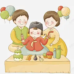 吃饭的小孩 融洽 血缘 韩国人 元素 免抠png 设计图片 免费下载 页面网页 平面电商 创意素材