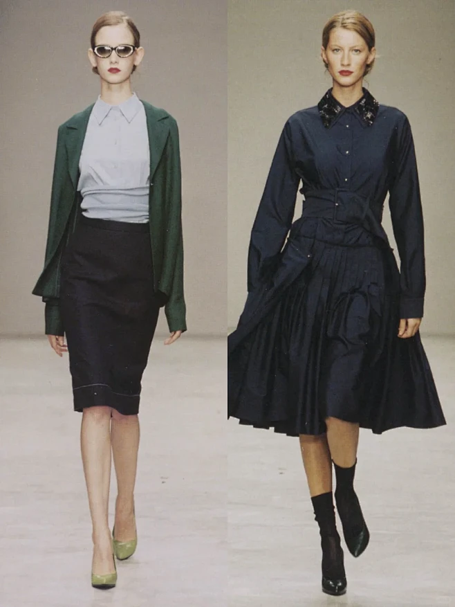 秀场回顾｜Prada 2001春夏复古时髦 - 小红书-花瓣网