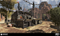 Apex Legends - King's Canyon (Buildings), Kristen C. (Wong) Altamirano : In our Multiplayer map King's Canyon, there were lots of industrial-style buildings throughout the level to go into and loot.  The shells of the structures were modeled in 3D by me, 