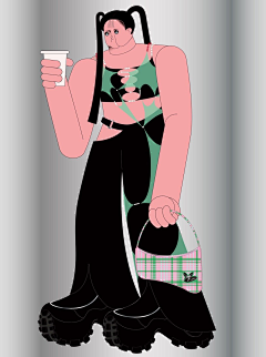 克莱尔蓝采集到插画
