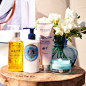 Bathroom essentials look like these �From textured cleansers, to ultra-hydrating gels or nourishing creams, we’ve got your skincare routine covered #LOccitane #BeautyRoutine #SkinCare