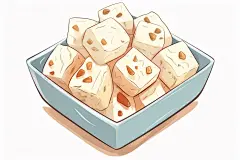手绘原味炒酸奶元素插画