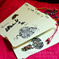 十二生肖原创个性卡纸书签+木珠棉绳 DIY 12张/套 礼物