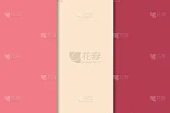 花卉无缝的装饰品。樱桃红垂直背景