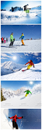 [gq80]50张冬天森林雪域山风景滑雪极限运动网站设计高清图片素材-淘宝网
