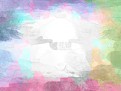 色彩鲜艳,抽象,壁纸刷,背景,水彩画颜料,艺术,水平画幅,纹理效果,月亮,绘画插图