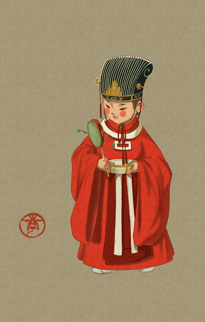 小万历的衣柜_--阿ya__插画师作品_...