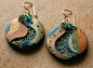 Julie Picarello Polymer Clay | New polymer clay earrings « Art and Tea