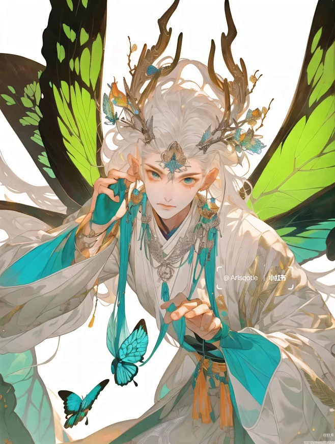 山海经（九天·侍神）-夫诸-花瓣网