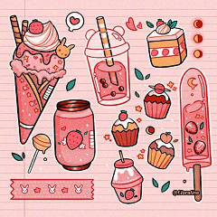 可爱搬运工采集到插画小素材