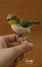 #70 Needle Felted Bird