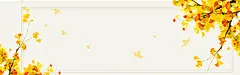 简约黄色高端大气创意秋季banner