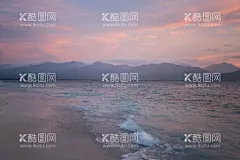 日落海岸  - 源文件下载【酷图网】可商用,高清,图片,超清,4K,壁纸,海报,图片素材,商用,风景,局部,