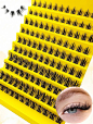 120Pcs 8-16mm Mixed Length Individual Cluster Lashes Segmented Spikes Individual False Eyelashes Individual Eyelash Extensions | SHEIN USA