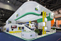 Double decker exhibition stand for Nigeria LNG